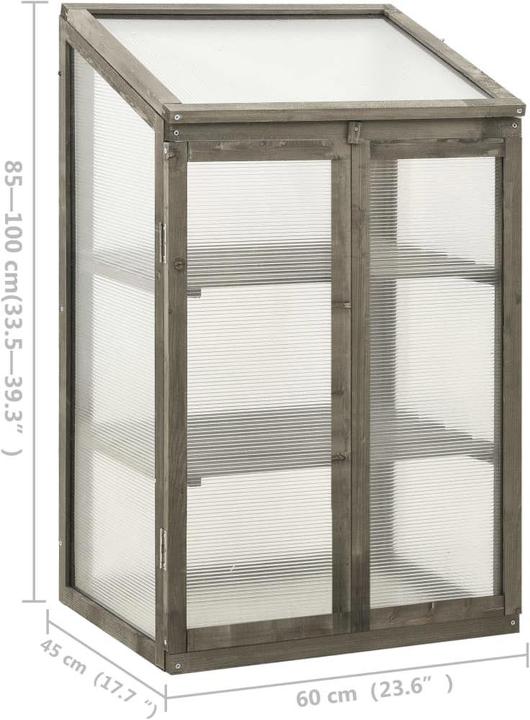 Actual product image vidaXL Gewächshaus