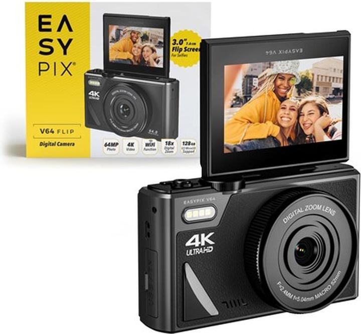 Actual product image Easypix V64 Flip (2 mm, 13 Mpx)