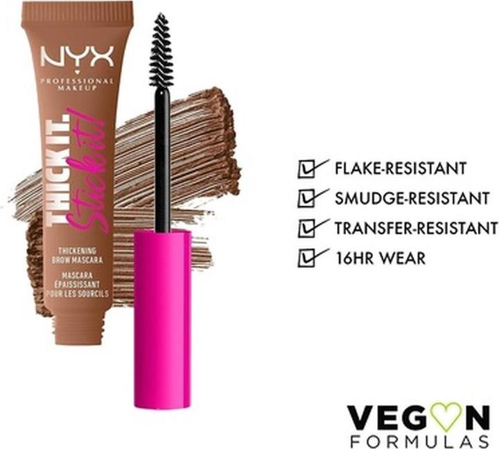 Produktbild NYX Professional Make-Up Thick it. Stick it! Brow Mascara Auburn (Auburn)