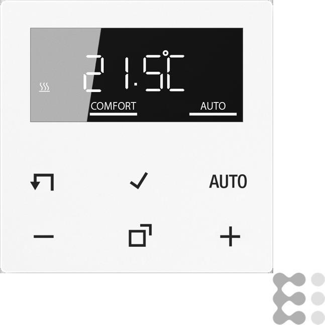 JUNG HOME BTA1791WW Raumthermostat-Display, Thermostat, Weiss