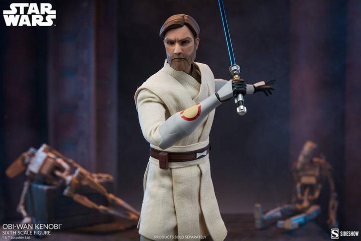 Immagine prodotto Sideshow Star Wars The Clone Wars Action Figure 1/6 Obi-Wan Kenobi