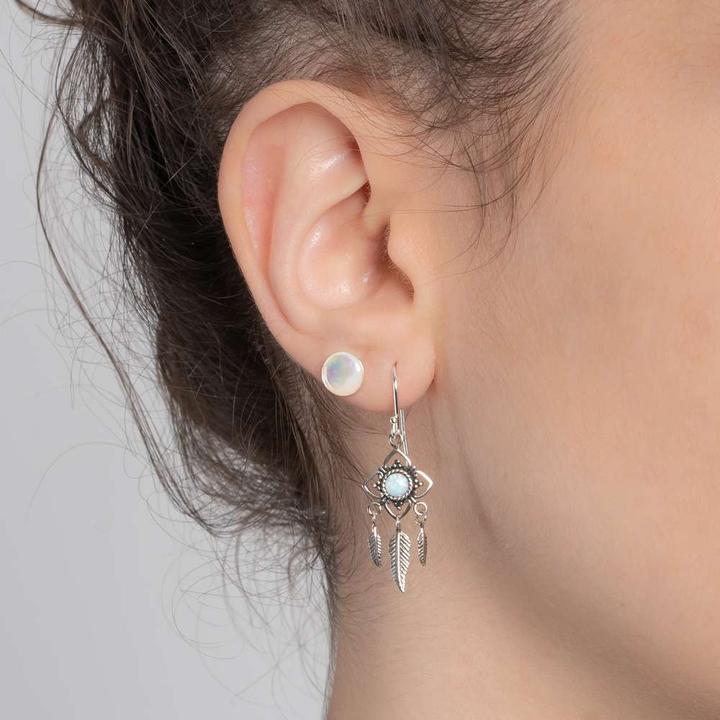 Produktbild Bijouteria Ohrhänger (Synthetischer Opal, Silber 925)