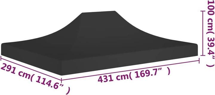 Produktbild vidaXL Zeltdach (290 cm, 430 cm)