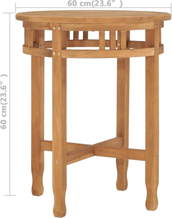 Image du produit vidaXL Bistrotisch (60 x 60 cm)