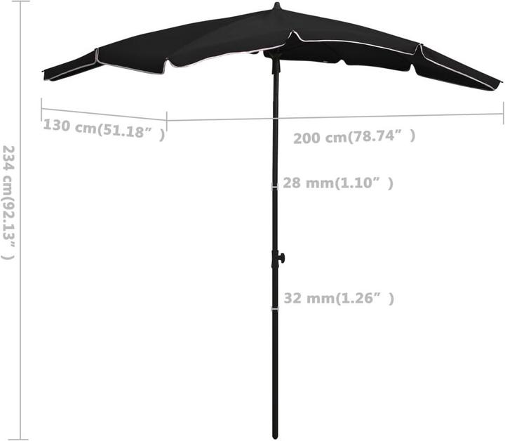 Produktbild VidaXL Nishi (1.30 m)