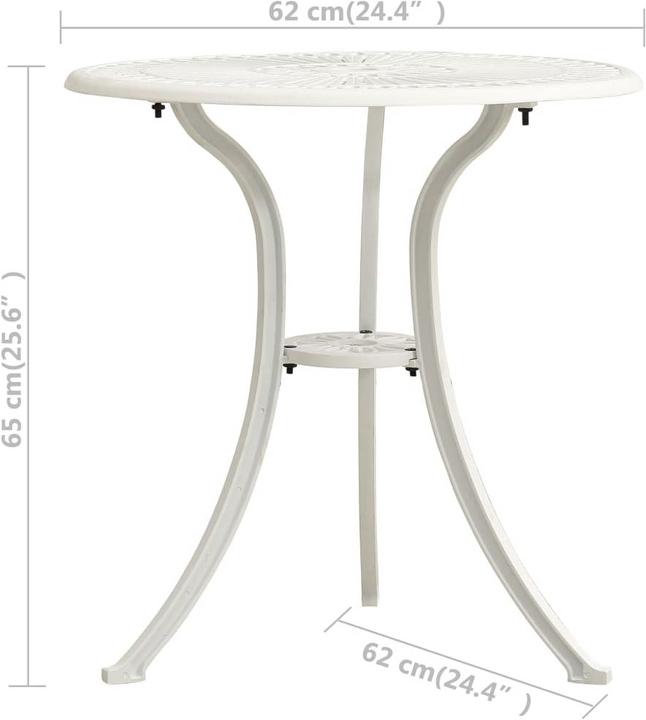 Produktbild vidaXL Gartentisch (62 x 65 cm)
