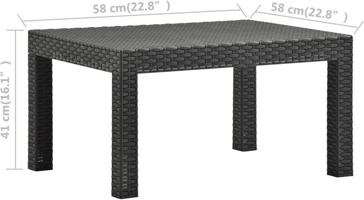 Produktbild vidaXL Gartentisch (58 x 58 x 41 cm)