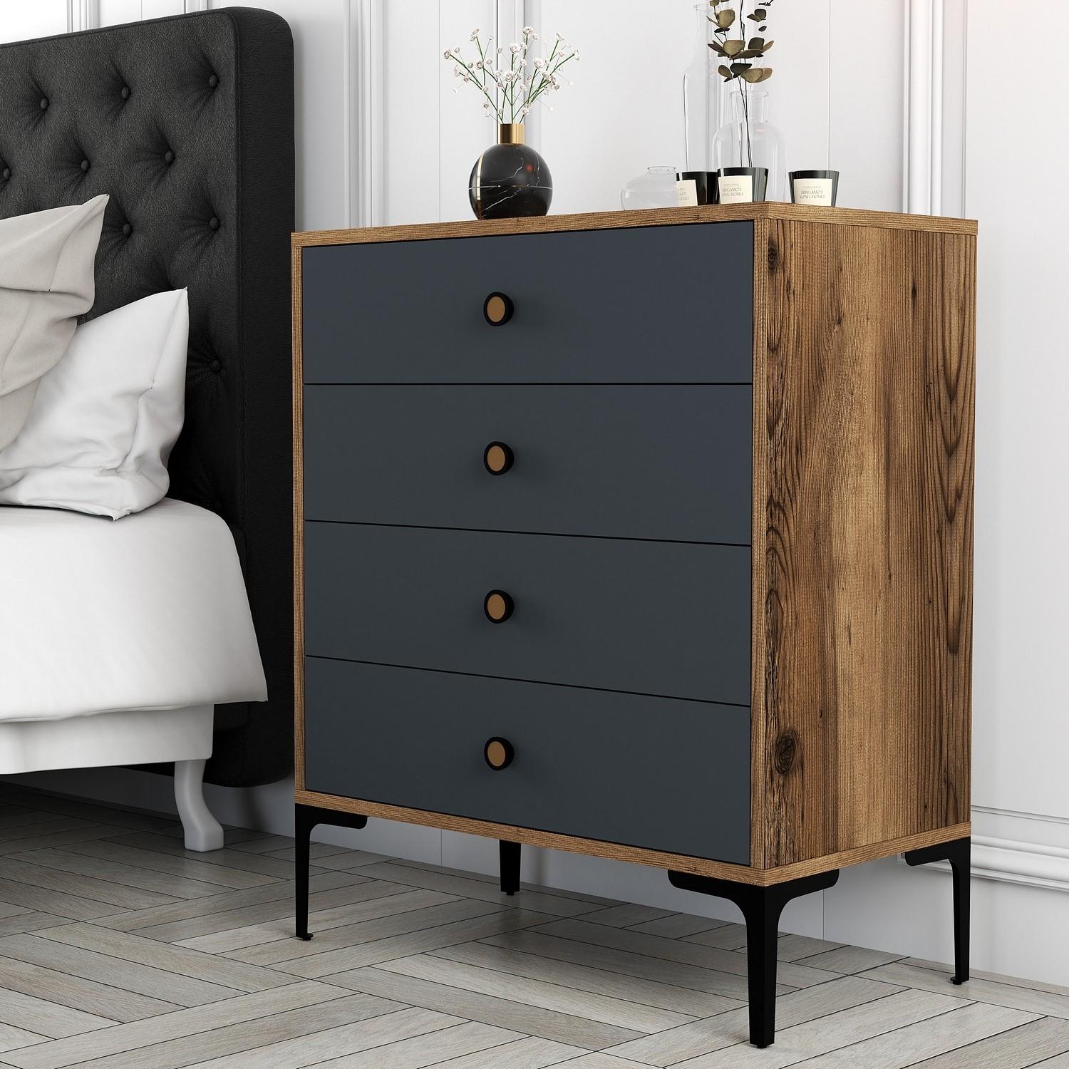 Thumbnail - Hanah Home, Kommode + Sideboard, Timo (76 x 40 x 91 cm)