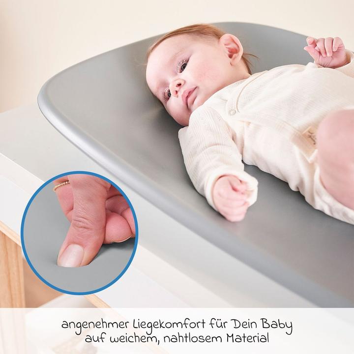 Produktbild Nattou Wickelauflagen Wickel-Set mit Wickelunterlage Softy & Windeleimer (50 x 70 cm)