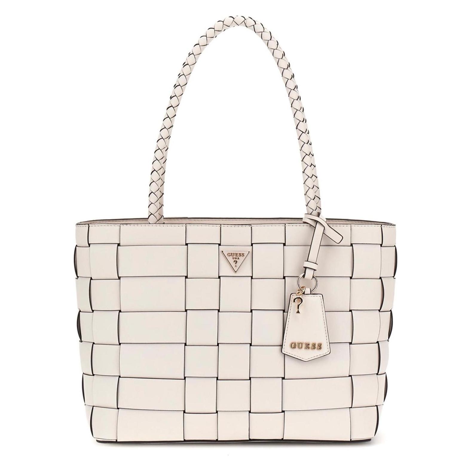 Guess, Damen, Handtasche, Maylee Girlfriend Tote, Beige