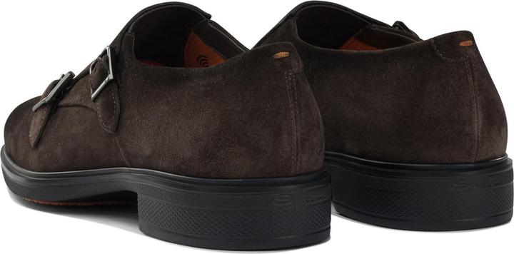 Image du produit Santoni Suede double buckle loafers (41.5)