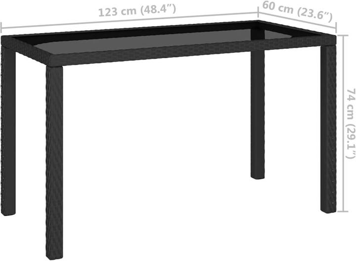 Produktbild vidaXL Indorin (123 x 60 x 74 cm)