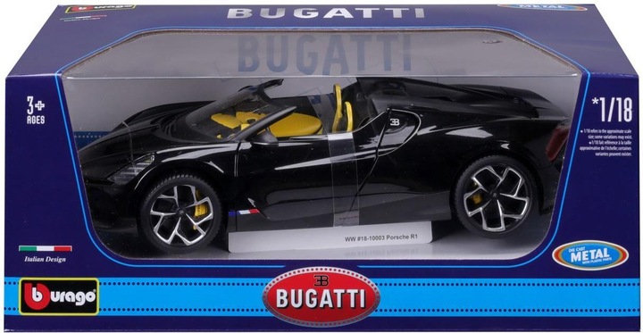 Actual product image Bburago Bugatti Mistral