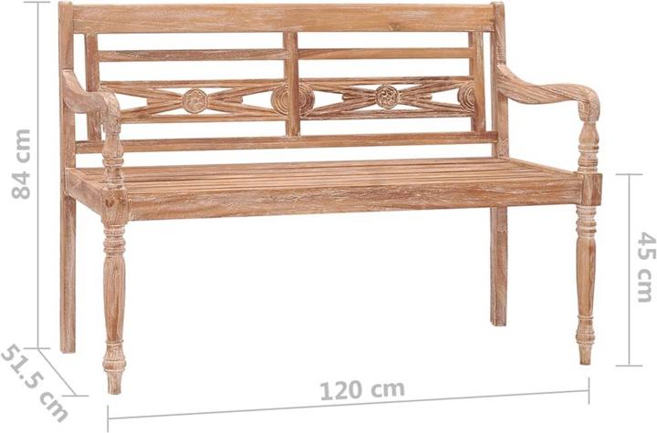 Produktbild vidaXL Gartenbank