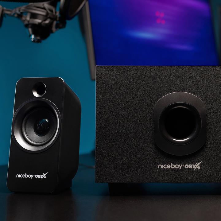 Immagine prodotto Niceboy Altoparlanti Oryx Vox 2.1 MaxBass 25W