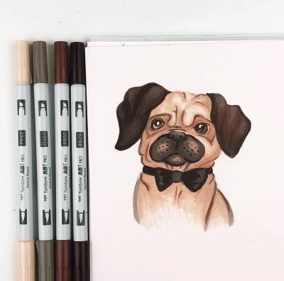 Image du produit Tombow Stylos à pointe en fibre ABT PRO Set 6 pièces (6x)