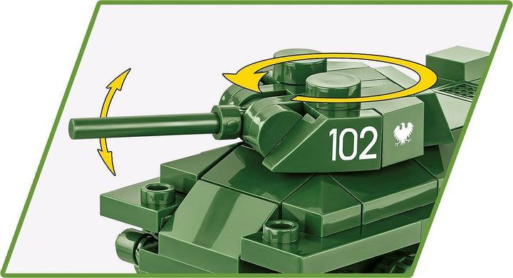 Actual product image Cobi 3088 - 101 PCS HC WWII /3088/ T-34/76