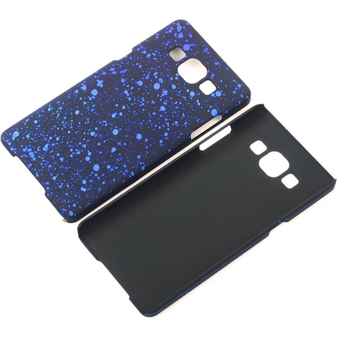König Design Handy Hülle Schutz Case Bumper Etuis für Samsung Galaxy A5 2015 3D Sterne Blau (Samsung Galaxy J5 (2015)), ...