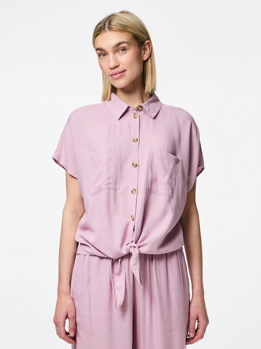 Produktbild Pieces Pcpia Ss Tie Shirt Noos (M)