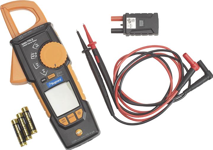 Image du produit Testo Pince de courant, multimètre à main di (CAT III 1000V, CAT IV 600V)