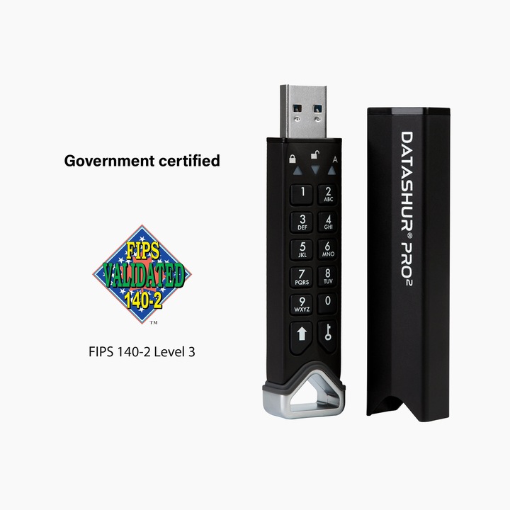 Actual product image iStorage Datashur Pro2 (128 GB, USB-A, USB 3.1)