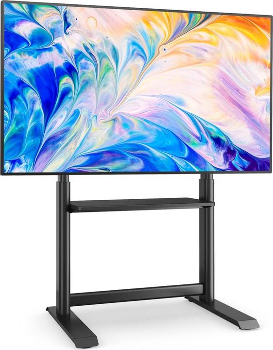 Actual product image Techly Floor Stand for 60-86" LCD/LED/Plasma TV Multifunction (Ground, 86", 68 kg)