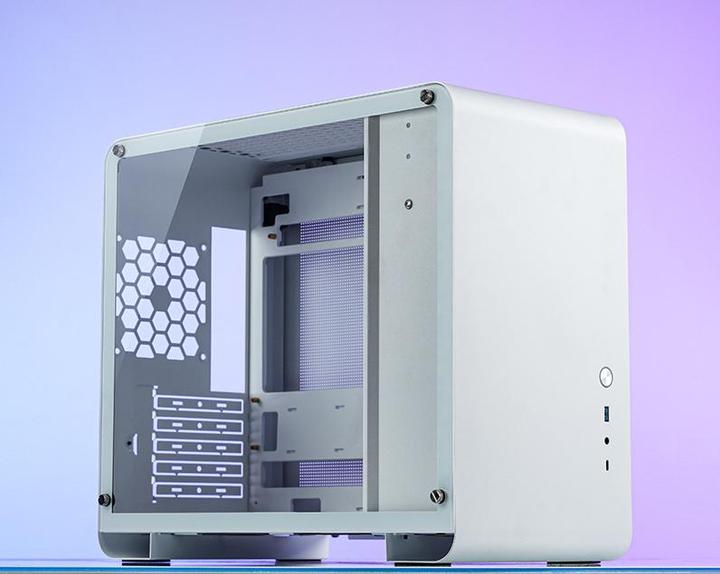 Actual product image Jonsbo U4 Mini Micro ATX case, tempered glass (ITX, Mini-ATX)