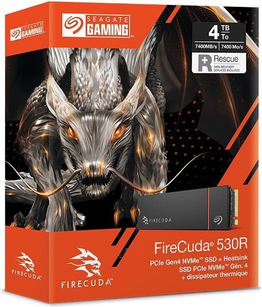 Actual product image Seagate FireCuda 530R with Heatsink (2000 GB, M.2 2280)