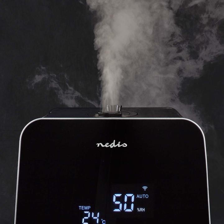 Immagine prodotto Nedis Umidificatore SmartLife | 30 W | Con nebbia fredda e calda | 5,5 l | Igrometro | Timer | F