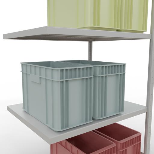 Actual product image Schulte Lagertechnik MULTIplus330 boltless bay system with length ledger