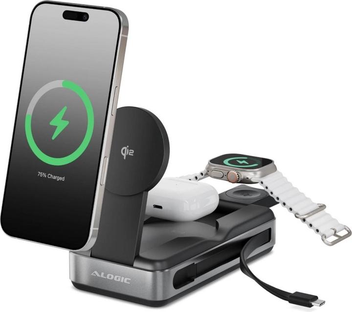 Alogic Roam 6-in-1 Power Bank 20000mAh, 100W USB Charging (20000 mAh, 100 W, 77 Wh)