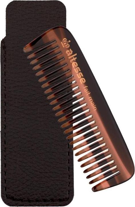 Actual product image Altesse Beard comb 11132 with case (9.0 cm)