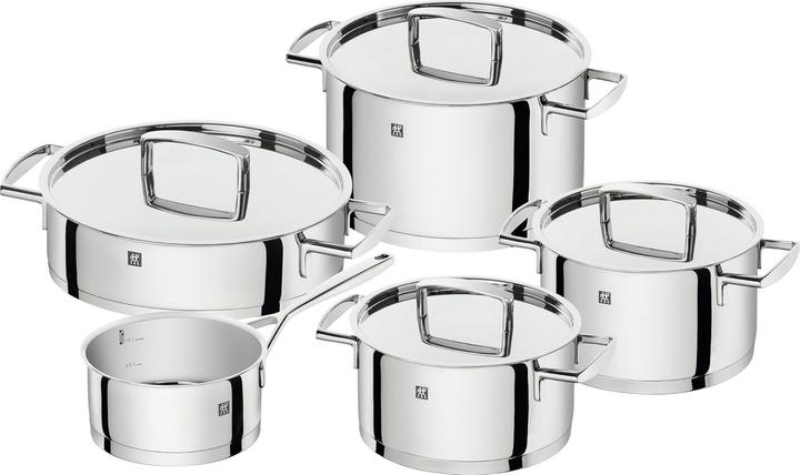 Produktbild Zwilling Kochtopf-Set, 5 Teile (Pfannenset + Topfset, Edelstahl)