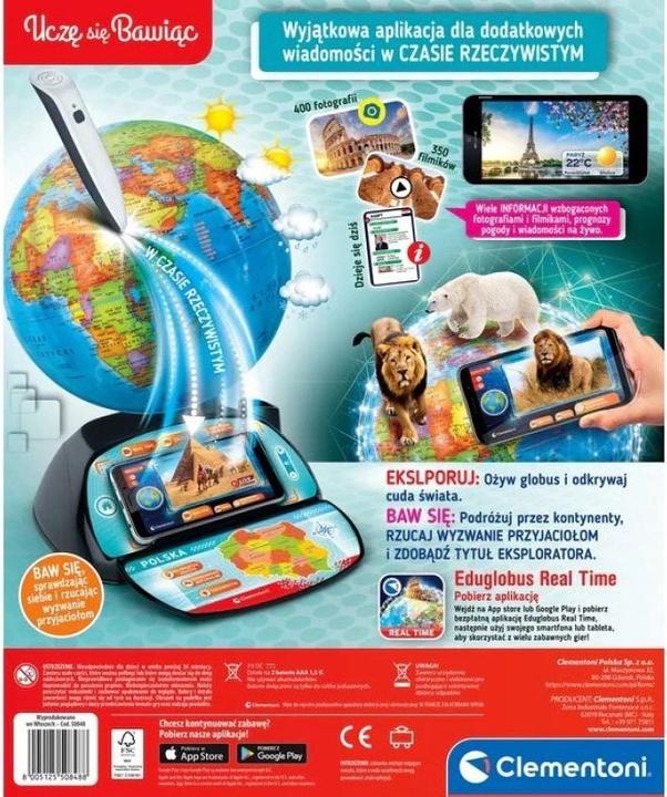 Produktbild Clementoni Interaktiver Eduglobus