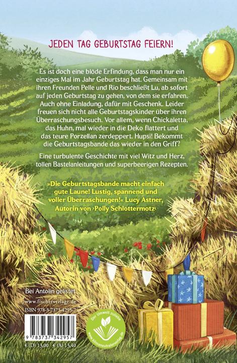 Immagine prodotto Die Geburtstagsbande. Auf die Plätze, fertig, feiern! (Tedesco, Claudia Schaumann, Simona M. Ceccarelli, 2023)