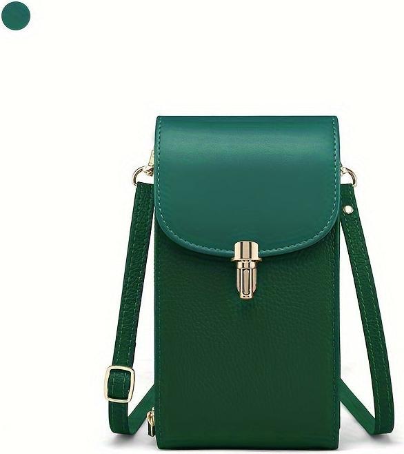 Immagine prodotto Only-Bags.Store Custodia per cellulare in vera pelle, borsa a tracolla, borsa a spalla, 8 scomparti per carte di