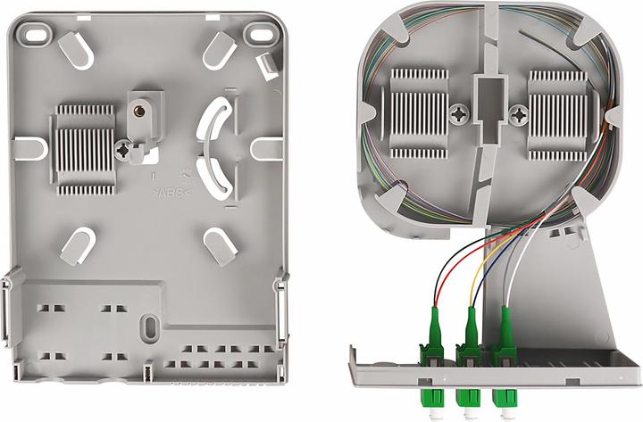 Actual product image Digitus Ftth house transfer point 3xLC/APC Duplex OS2/IP54 (Splice box)