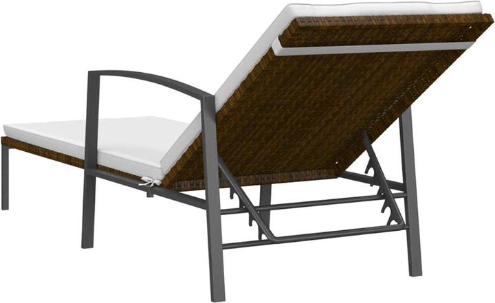 Produktbild vidaXL Sonnenliege mit Tisch (195 cm)