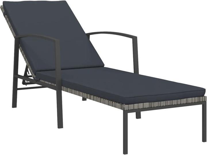 Actual product image vidaXL Sonnenliege mit Tisch (195 cm)