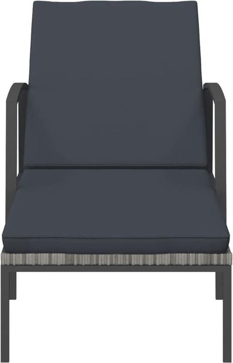 Actual product image vidaXL Sonnenliege mit Tisch (195 cm)