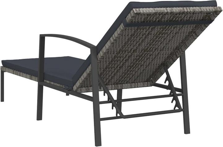 Actual product image vidaXL Sonnenliege mit Tisch (195 cm)