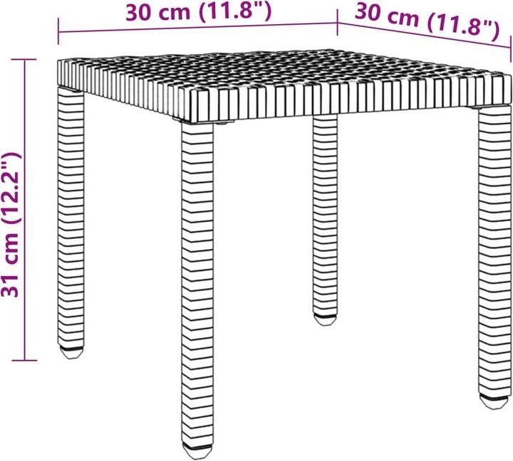 Immagine prodotto vidaXL Sonnenliege mit Tisch (195 cm)