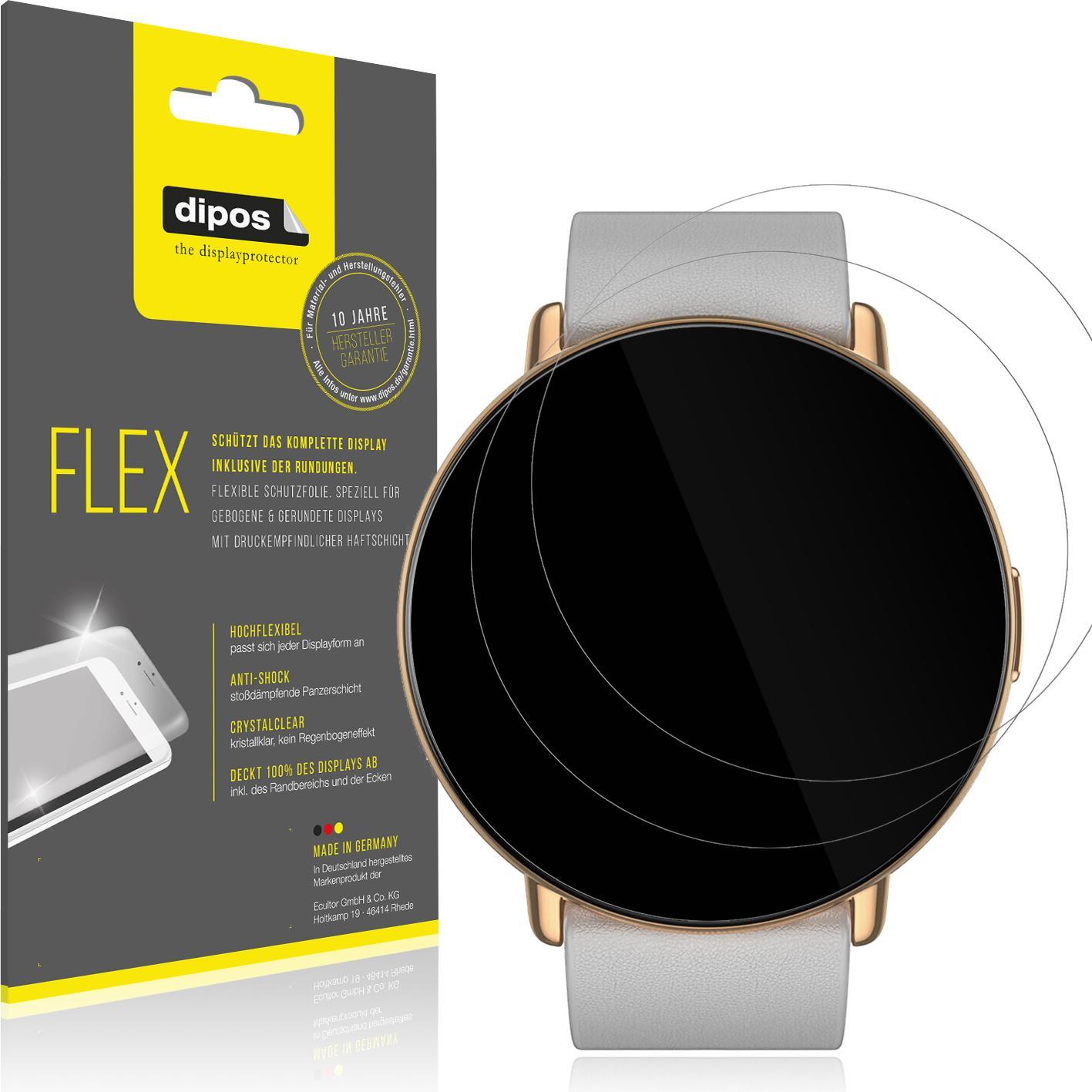 Dipos 3D Full Cover Schutzfolie, Smartwatch Schutzfolie, Transparent