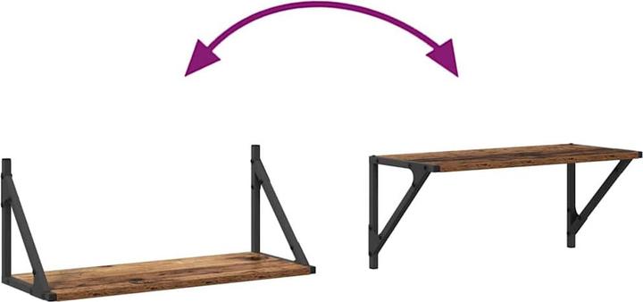 Actual product image vidaXL Wandregale (60 x 25 x 25.50 cm)