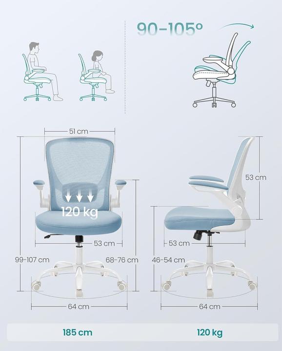 Immagine prodotto Songmics Sedia da ufficio