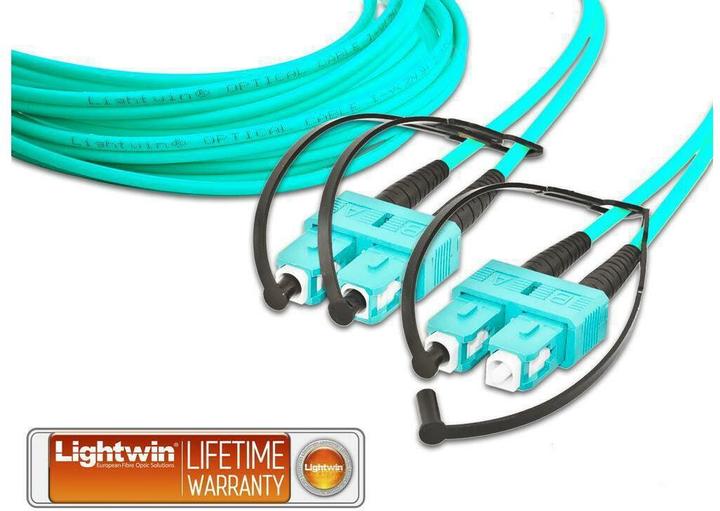 Actual product image Lightwin LWL Duplex Patch Cable (CAT6, 3 m)