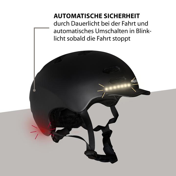 Produktbild Hudora Skaterhelm LED (53 - 55 cm)