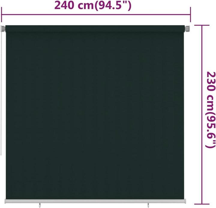 Actual product image vidaXL Roller blind (240 x 230 cm)