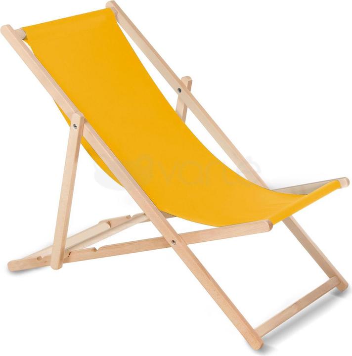Actual product image Greenblue Classic beech deck chair GB183 gold