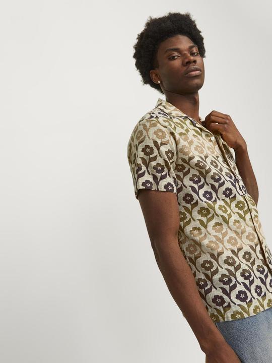 Produktbild Jack & Jones Jprbluflores Print Shirt S/S Ln (S)